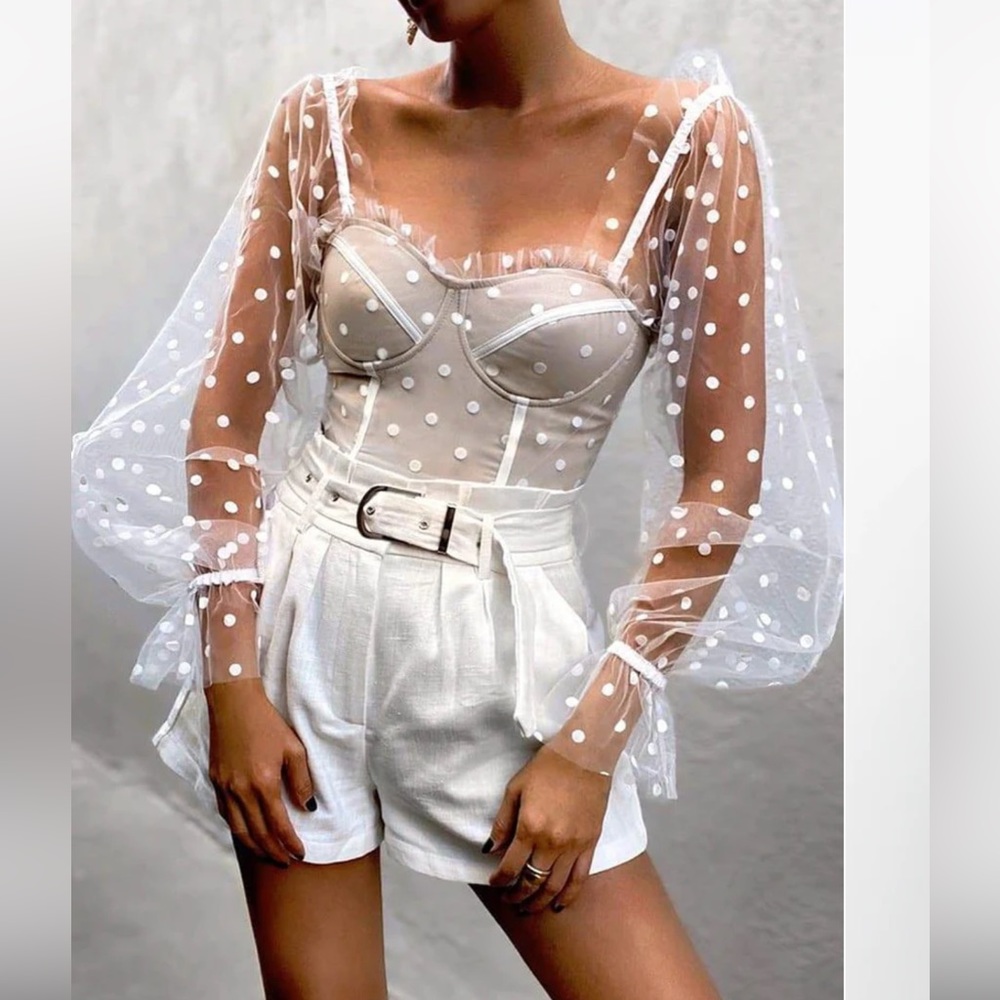 Petal and Pup Varinka Top, US 10, White